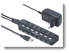 xystec USB-3.0 7-Port-Hub