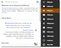 Black Menu for Wikipedia – Erweiterung für Chrome